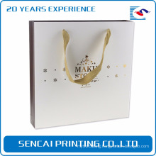 Sencai mall elegant design shopping packing paper bag